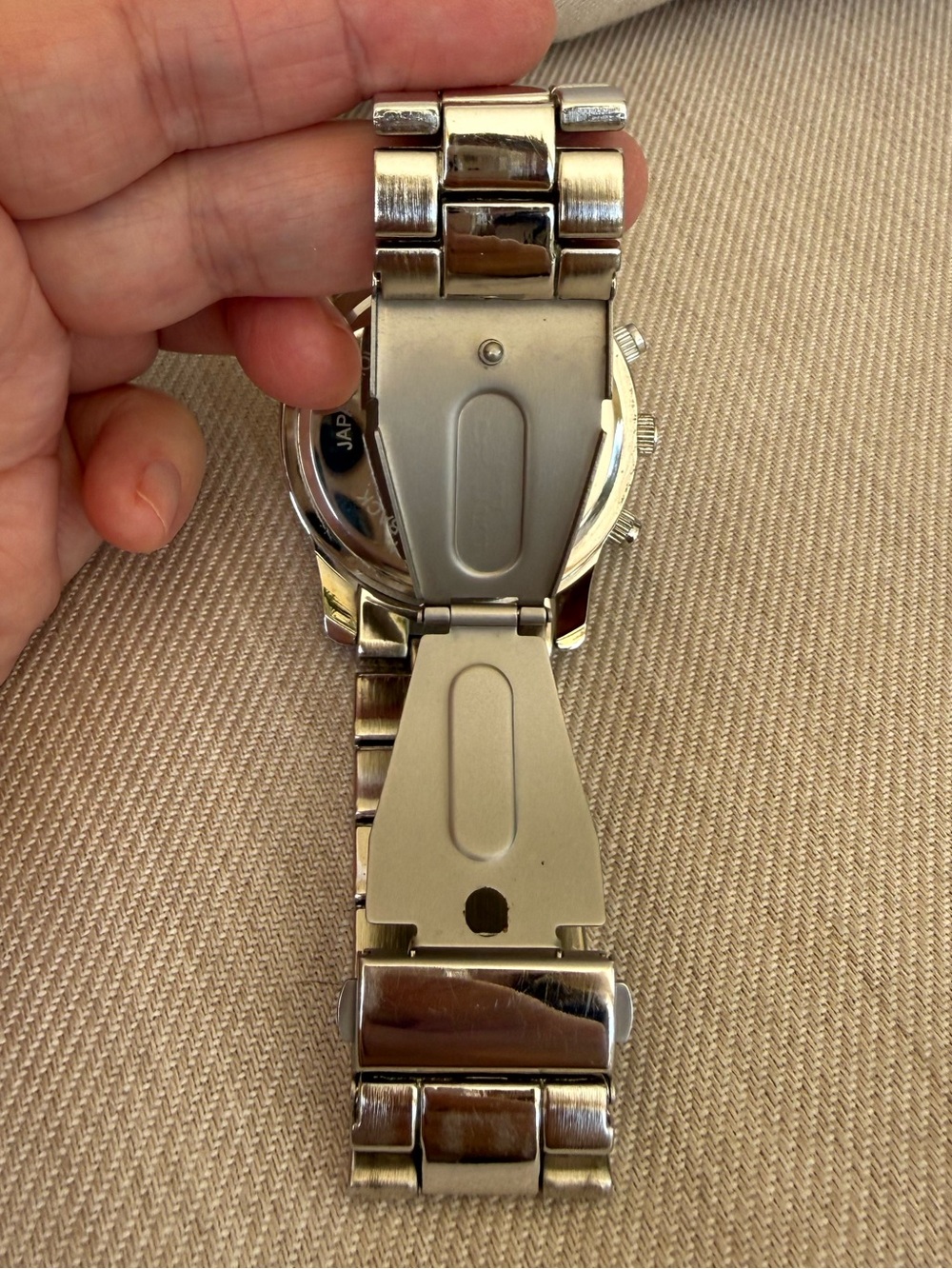 EUC Premier Designs silvertone faux chronograph watch - Picture 5 of 8